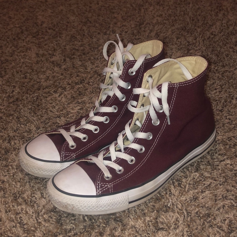 Maroon Converse